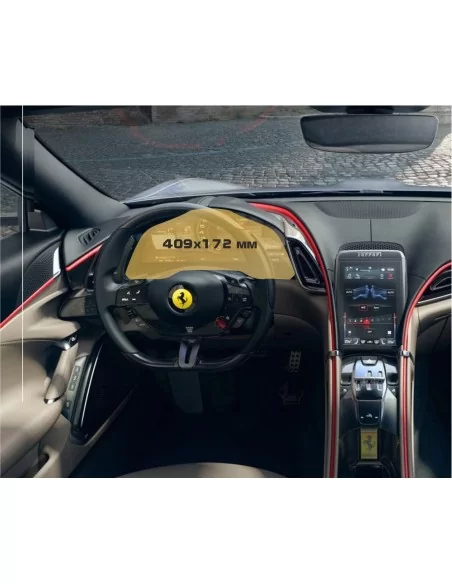  - FERRARI - 法拉利罗马 2019 - 至今数字式车速表 ExtraShield 防尘罩 - 1 - 在 Tuneverse 购买 Ferrari Roma 2019-Present 数字式车速表 ExtraShield 屏幕保护膜！保护您的显