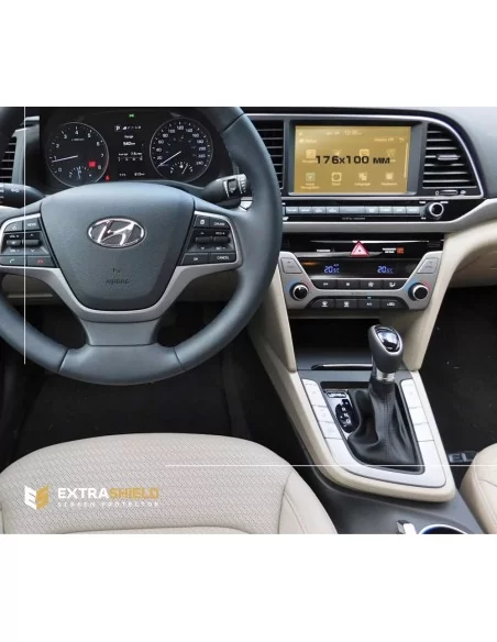  - HYUNDAI - Hyundai Elantra 2018 - obecny multimedialny 8-calowy ochraniacz ekranu ExtraShield - 1 - Kup Hyundai Elantra 2018-P