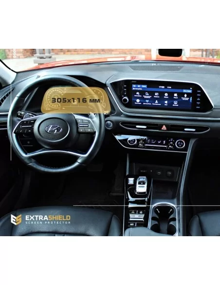  - HYUNDAI - Hyundai Sonata 2019 - Attuale tachimetro digitale 12,3" ExtraShield Screeen Protector - 1 - Acquista la protezione 