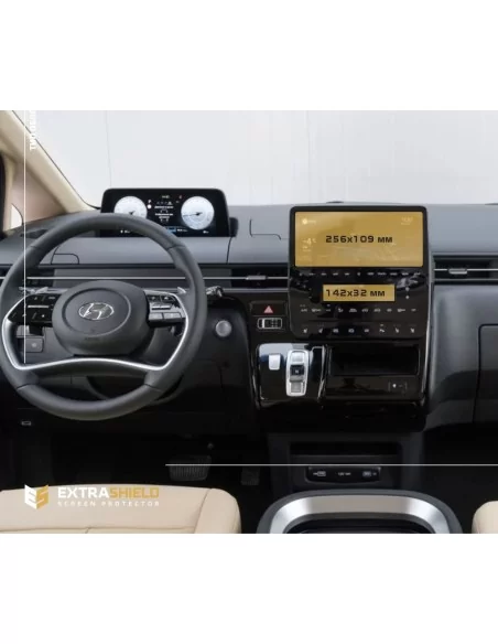  - HYUNDAI - Hyundai Staria 2021 - Present Multimedia + climate-control ExtraShield Screeen Protector - 1 - Buy the Hyundai Star