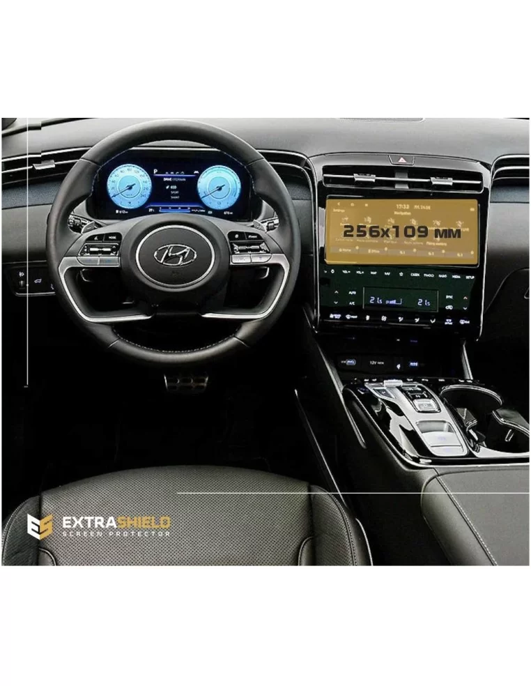  - HYUNDAI - Hyundai Tucson 2021 - Present Multimedia 10,25" ExtraShield Screeen Protector - 1 - Buy the Hyundai Tucson 2021-Pre