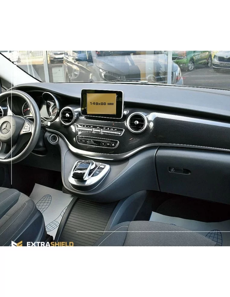  - MERCEDES - Mercedes-Benz V-Klasse (W447) 2014 - Heute Multimedia 5,8" ExtraShield Screeen Protector - 1 - Schützen Sie Ihre M