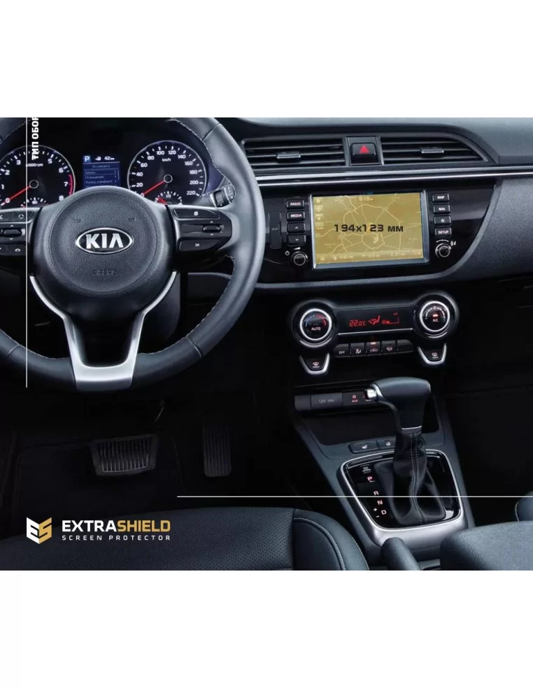  - KIA - KIA Rio 2019 - Multimedia 8" ExtraShield Scheibensicherung - 1 - Rüsten Sie auf mit der KIA Rio 2019 Multimedia 8" Extr