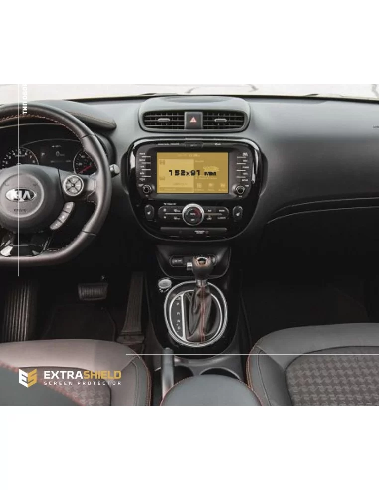  - KIA - KIA Soul 2018 - Present Multimedia 7" ExtraShield Screeen Protector - 1 - Protect your KIA Soul 2018 Multimedia 7" with