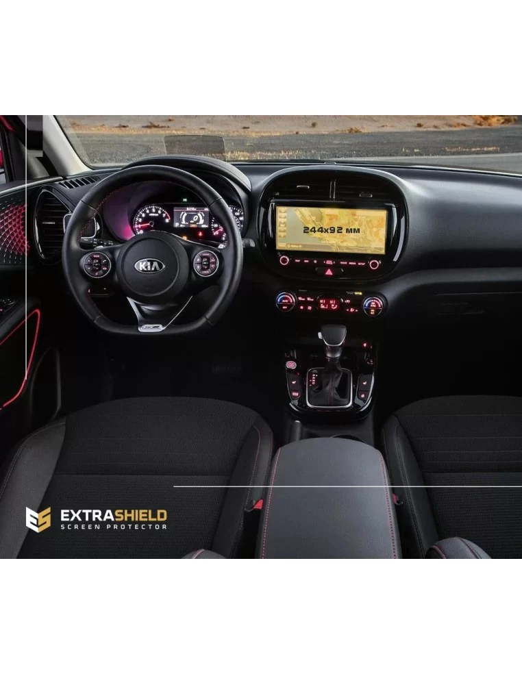  - KIA - KIA Soul 2018 - Present Multimedia 10,25" ExtraShield Screeen Protector - 1 - Shield your KIA Soul 2018 Multimedia 10.2