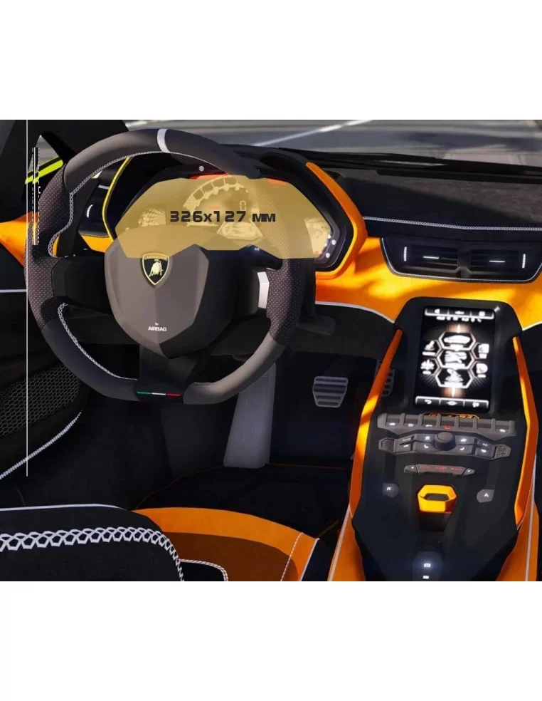  - LAMBORGHINI - Lamborghini Sian 2019 - Present Digital Speedometer ExtraShield Screeen Protector - 1 - Get the Lamborghini Sia