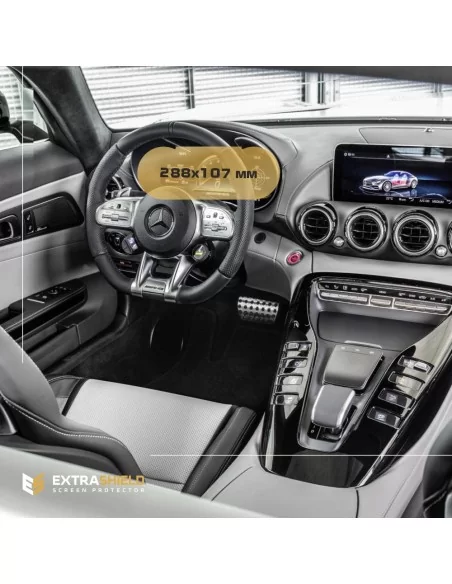  - MERCEDES - Mercedes-Benz AMG GT (X290) 2018 - Heute Digitaler Tacho + Multimedia 12,3" ExtraShield Screeen Protector - 1 - Sc