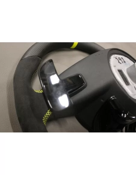  - Steering Wheels - 奔驰 C 级 W205 C63S 碳阿尔坎塔拉方向盘 - 7 - 梅赛德斯-奔驰C级W205 C63S方向盘采用时尚的碳纤维和Alcantara设计，可提供最佳的握感和舒适度，让您体验奢华！✉️✏️