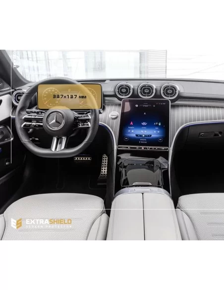  - MERCEDES - 梅赛德斯-奔驰 C 级（S206/W206）2021 年至今显示屏 10.25" ExtraShield 防刮板保护罩 - 1 - 使用 Tuneverse 的 ExtraShield 保护您的 C-Class (S206) 1