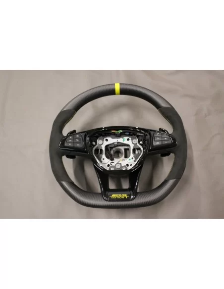  - Steering Wheels - 奔驰 C 级 W205 C63S 碳阿尔坎塔拉方向盘 - 8 - 梅赛德斯-奔驰C级W205 C63S方向盘采用时尚的碳纤维和Alcantara设计，可提供最佳的握感和舒适度，让您体验奢华！✉️✏️