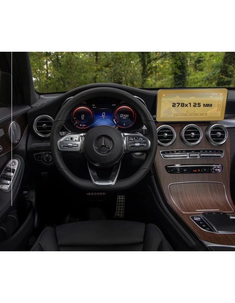  - MERCEDES - Mercedes-Benz GLC (X253/C253) 2019 - Heute Multimedia 10,3" ExtraShield Screeen Protector - 1 - Mercedes-Benz GLC 