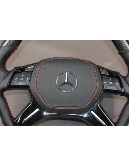  - Volante - Mercedes-Benz Clase G GL ML W463 X166 W166 Volante Cuero Carbono - 2 - ¡Comprar Volante Mercedes-Benz Clase G GL ML