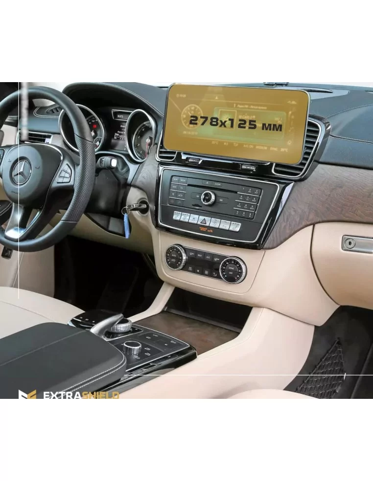  - MERCEDES - Mercedes-Benz GLE (W167) 2015 - 2019 Multimedialna osłona ekranu ExtraShield 10,3" - 1 - Kup ochraniacz ekranu Mer