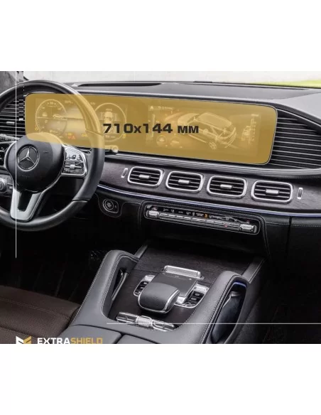  - MERCEDES - Mercedes-Benz GLE (W167/C167) 2018 - attuale Tachimetro digitale + Multimedia 12,3" ExtraShield Screeen Protector 