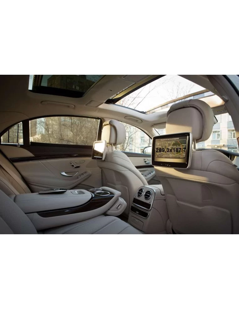  - MERCEDES - Mercedes-Benz S-клас (W222/X222/C217/A217) 2013-2020 Захисний екран монітора пасажира - 1 - Захистіть свої пасажир