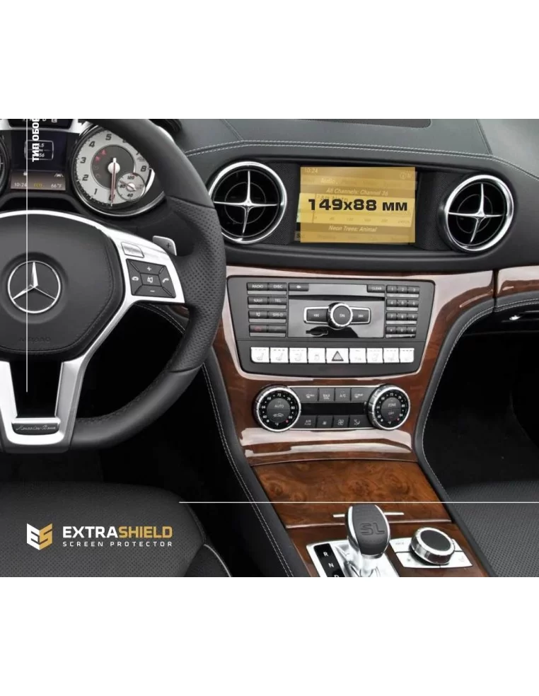  - MERCEDES - Mercedes-Benz SL-Klasse (R231/R232) 2012 - Heute Multimedia 7" ExtraShield Verkleidungsschutz - 1 - Schützen Sie I