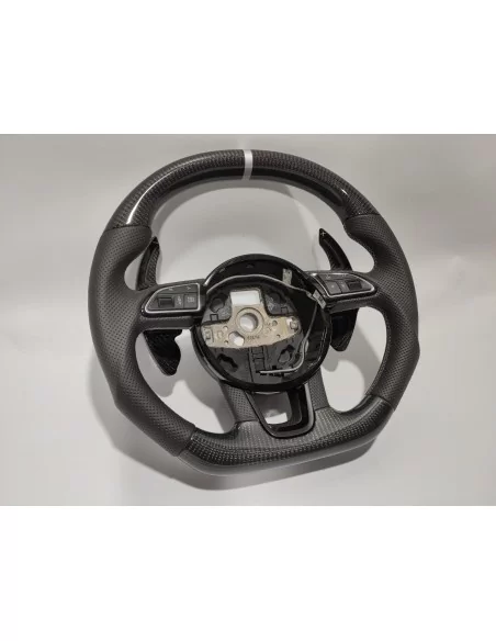  - Steering Wheels - 奥迪 A4 A3 A5 Q3 Q5 碳纤维真皮方向盘 - 2 - 奥迪 A4 A3 A5 Q3 Q5 碳纤维真皮方向盘出售！Tuneverse™ 提供优质碳纤维部件。快速发货✈️ 附带保修❗️