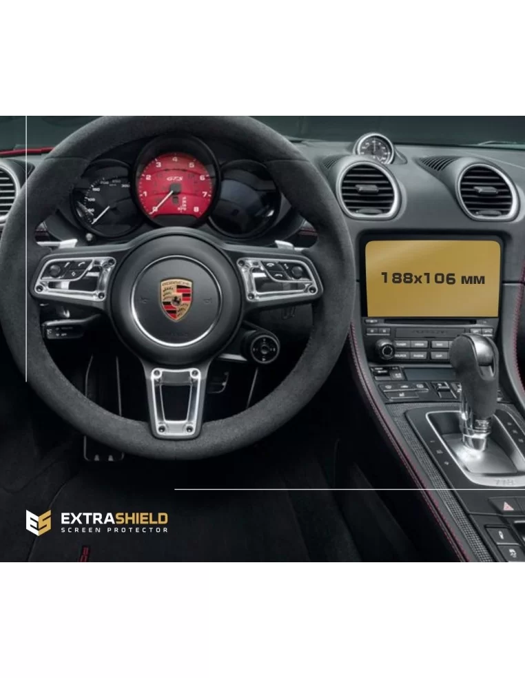  - CAYMAN - Porsche Cayman 2016 - 2020 Multimedia Sound Package Plus 7" ExtraShield Screeen Protector - 1 - Buy Porsche Cayman 2