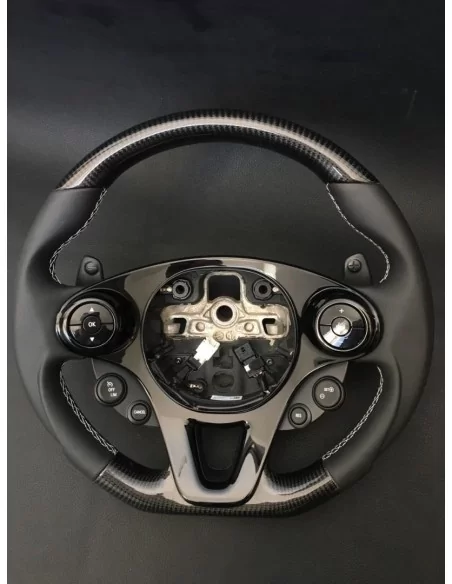  - Steering Wheels - Mercedes Smart 453 Steering Wheel Carbon Leather - 2 - Enhance your driving experience with the Mercedes Sm