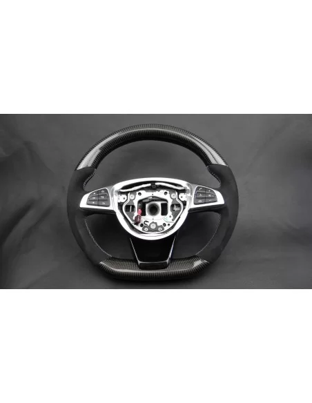  - Steering Wheels - Кермо Mercedes-Benz C-Class W205 Карбонова алькантара - 1 - Оновіть свій автомобіль з кермом Mercedes-Benz 