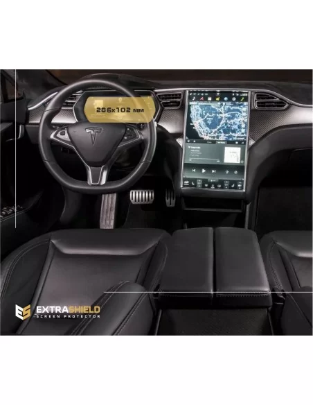  - MODEL S - Tesla Model S 2012 - Present Digital Speedometer 12,3" ExtraShield Screeen Protector - 1 - Buy Tesla Model S 2012+ 