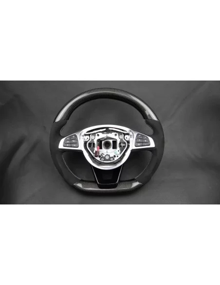  - Steering Wheels - 奔驰 C 级 W205 碳阿尔坎塔拉方向盘 - 2 - 梅赛德斯-奔驰 C 级轿车 W205 方向盘将碳纤维和阿尔坎塔拉材料相结合，外观时尚，操控性能卓越，为您的座驾升级！✉️✏️