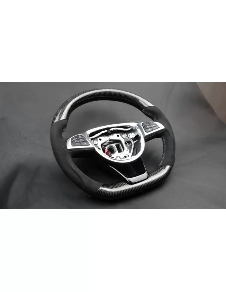  - Steering Wheels - 奔驰 C 级 W205 碳阿尔坎塔拉方向盘 - 4 - 梅赛德斯-奔驰 C 级轿车 W205 方向盘将碳纤维和阿尔坎塔拉材料相结合，外观时尚，操控性能卓越，为您的座驾升级！✉️✏️