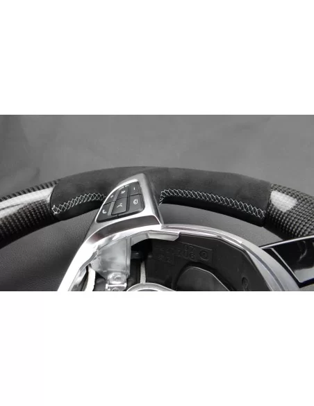  - Steering Wheels - Mercedes-Benz C-Class W205 Steering Wheel Carbon Alcantara - 9 - Upgrade your ride with the Mercedes-Benz C