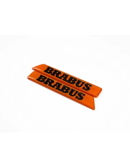  - Logos & Emblems - Orange Brabus Emblem Logo Set for Mercedes G class W463a W464 G63 - 33 - Transform your Mercedes G-Class W4