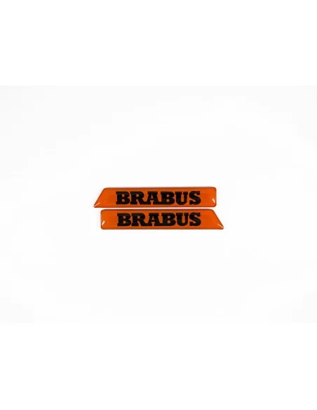  - Logos & Emblems - Orange Brabus Emblem Logo Set for Mercedes G class W463a W464 G63 - 34 - Transform your Mercedes G-Class W4