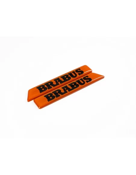  - logo & Emblems - Orange Brabus Emblem Logo Set für Mercedes G Klasse W463a W464 G63 - 35 - Verwandeln Sie Ihre Mercedes G-Kla