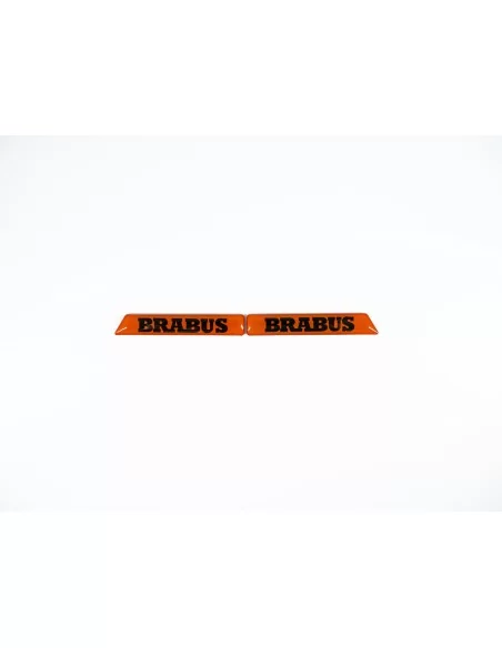  - Logos & Emblems - Orange Brabus Emblem Logo Set for Mercedes G class W463a W464 G63 - 38 - Transform your Mercedes G-Class W4