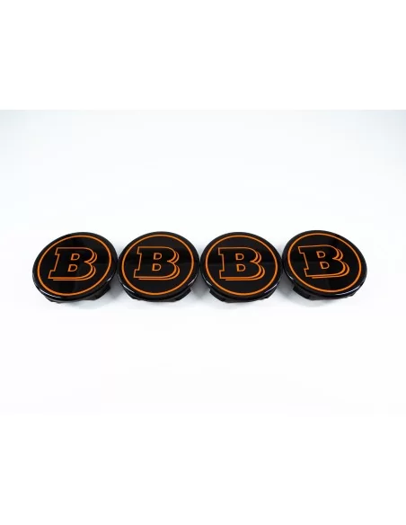  - logo & Emblems - Orange Brabus Emblem Logo Set für Mercedes G Klasse W463a W464 G63 - 48 - Verwandeln Sie Ihre Mercedes G-Kla