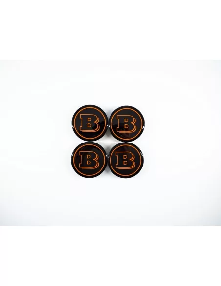  - Logos & Emblems - Orange Brabus Emblem Logo Set for Mercedes G class W463a W464 G63 - 49 - Transform your Mercedes G-Class W4