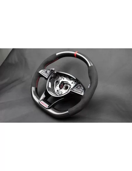  - Steering Wheels - Mercedes-Benz W205 W222 W212 W213 Steering Wheel Carbon Alcantara - 11 - Upgrade your ride with the Mercede