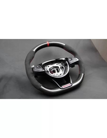  - Steering Wheels - 梅赛德斯-奔驰 W205 W222 W212 W213 碳阿尔坎塔拉方向盘 - 12 - 梅赛德斯-奔驰 W205 W222 W212 W213 方向盘采用优质碳纤维 Alcantara 面料，可增强握感和时尚感，