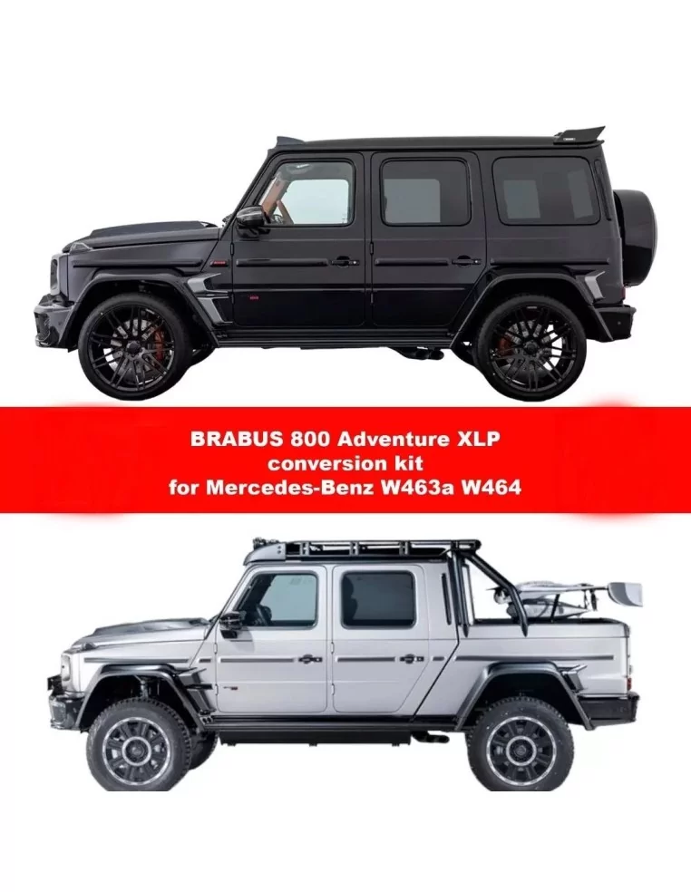  - Mercedes-Benz - BRABUS 800 Adventure XLP conversion kit for Mercedes-Benz W463a W464 - 1 - Transform your Mercedes-Benz W463A