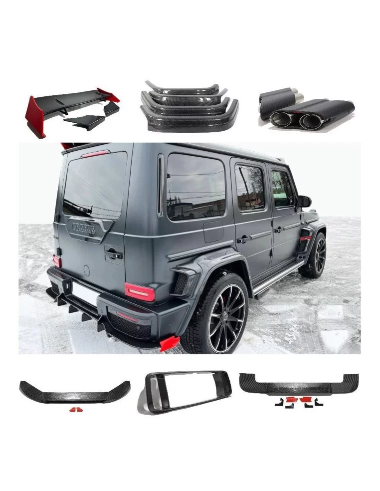  - Mercedes-Benz - Сarbon fiber Brabus Rocket G900 style body kit for Mercedes-Benz W463A G Wagon 2019+ - 30 - Transform your Me