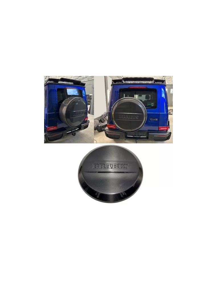  - Mercedes-Benz - Carbon fiber Brabus rear spare wheel cover for Mercedes-Benz G-Wagon W463A W464 - 1 - Enhance your Mercedes-B