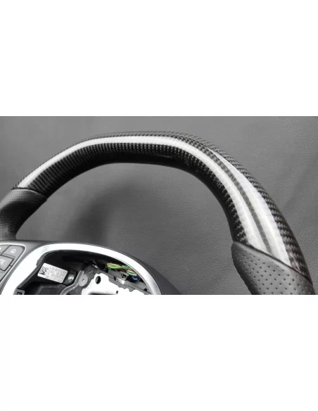  - Steering Wheels - 奔驰 E 级 W212 碳皮方向盘 - 8 - 梅赛德斯-奔驰 E 级轿车 W212 方向盘采用奢华碳纤维皮革制成，带来极致舒适和时尚的驾驶体验！✉️✏️