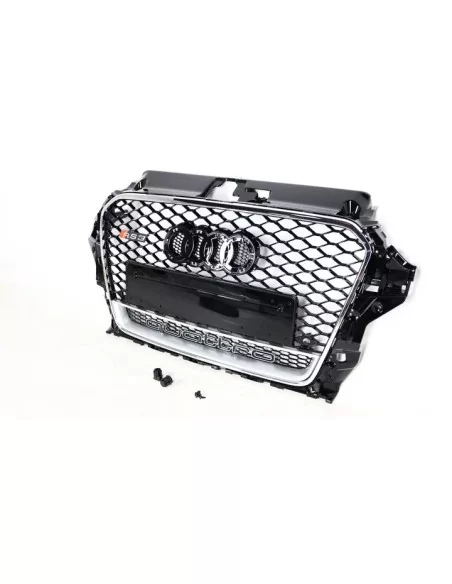  - Audi - Audi A3 8V 2012-2015 Grill in RS3 Chrome Quattro Style - 5 - Transform your Audi A3 8V (2012-2015) with the RS3 chrom