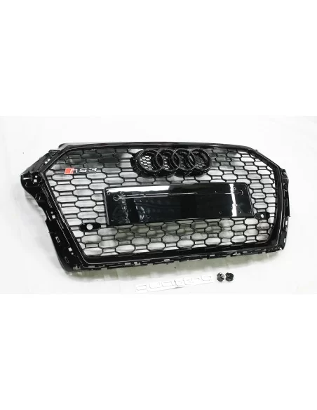  - Audi - Audi A3 8V 2016-2020 Wabengrill Grill w RS3 Black Quattro Style - 2 - Zmodernizuj swoje Audi A3 (2016-2020) za pomocą 