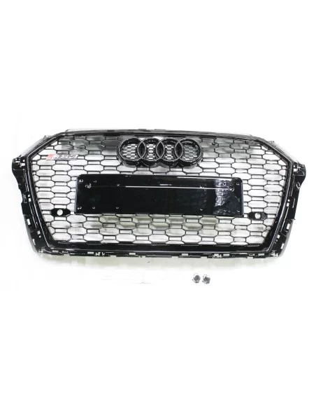  - Audi - Audi A3 8V 2016-2020 Wabengrill Grill w RS3 Black Quattro Style - 3 - Zmodernizuj swoje Audi A3 (2016-2020) za pomocą 