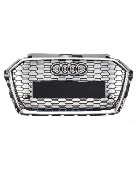  - Audi - Audi RS3 front bumper radiator grille for Audi A3 2016-2020 sedan black chrom - 1 - Enhance your Audi A3 sedan (2016-2