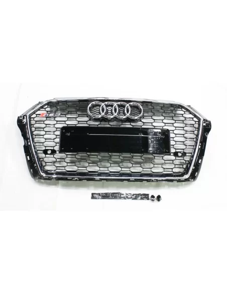  - Audi - Audi RS3 front bumper radiator grille for Audi A3 2016-2020 sedan black chrom - 2 - Enhance your Audi A3 sedan (2016-2