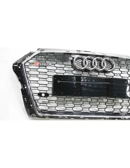  - Audi - Audi RS3 front bumper radiator grille for Audi A3 2016-2020 sedan black chrom - 6 - Enhance your Audi A3 sedan (2016-2