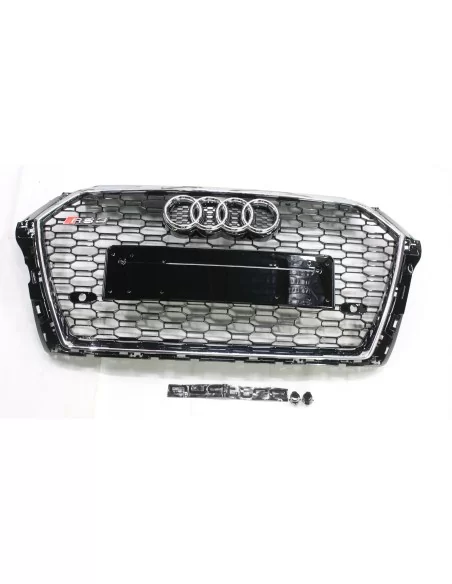  - Audi - Audi RS3 front bumper radiator grille for Audi A3 2016-2020 sedan black chrom - 7 - Enhance your Audi A3 sedan (2016-2