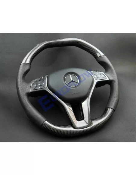  - Volante - Mercedes-Benz AMG Classe C CLS SLK Classe E W207 W212 W172 W218 W204 Volante in pelle di carbonio - 2 - Potenziate 