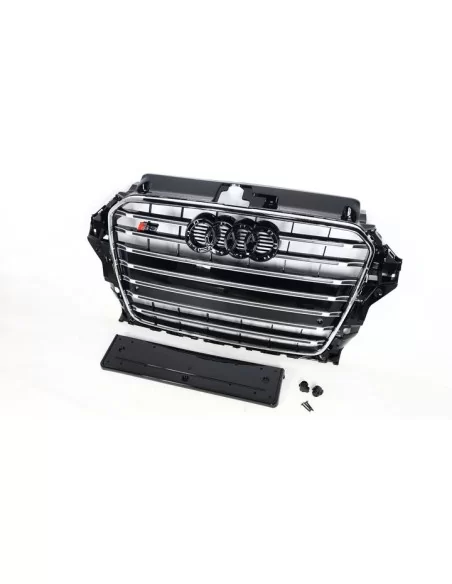  - Audi - Audi S3 front bumper radiator grille for Audi A3 2013-2016 chrome - 2 - Upgrade your Audi A3 (2013-2016) with this chr