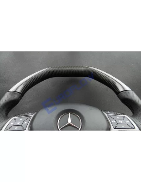  - Volante - Mercedes-Benz AMG Classe C CLS SLK Classe E W207 W212 W172 W218 W204 Volante in pelle di carbonio - 4 - Potenziate 